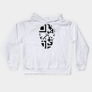 Skull QR Code Kids Hoodie